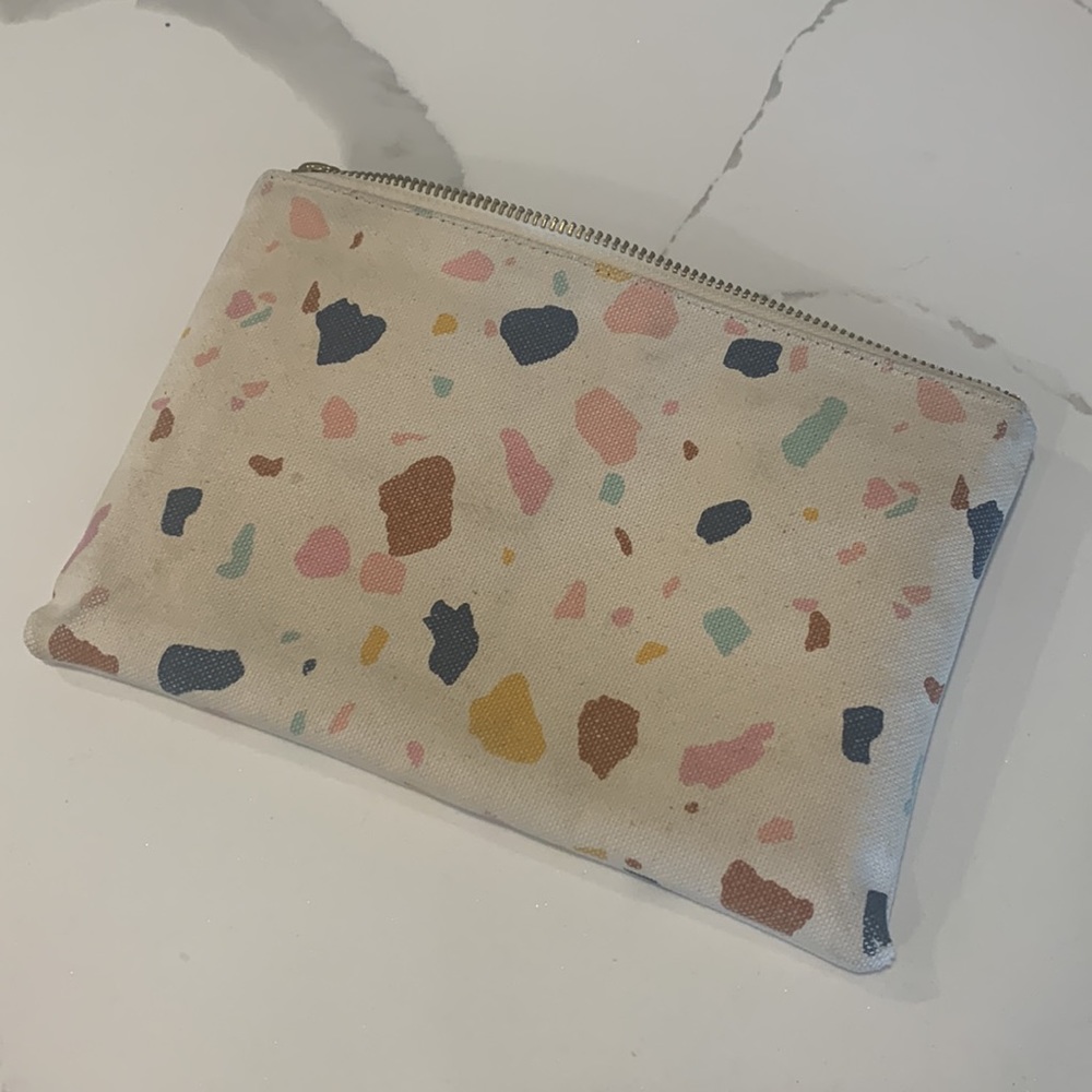 Madewell terrazzo print canvas clutch (SOLD OUT!)